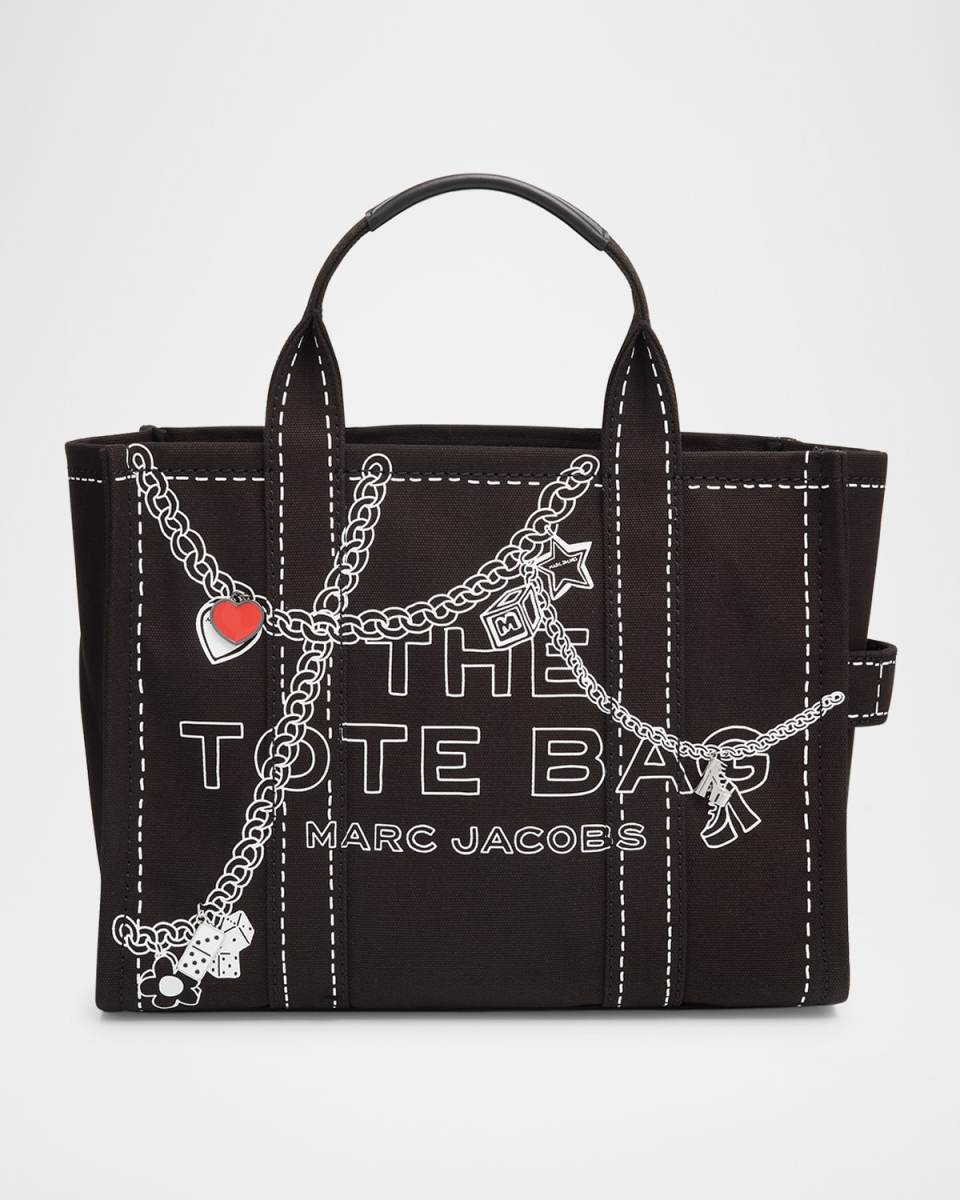 The Medium Trompe L'oeil Canvas Tote Bag